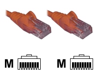 COMPUTER GEAR 1m RJ45 to RJ45 UTP CAT 5e stranded network cable [ORANGE]